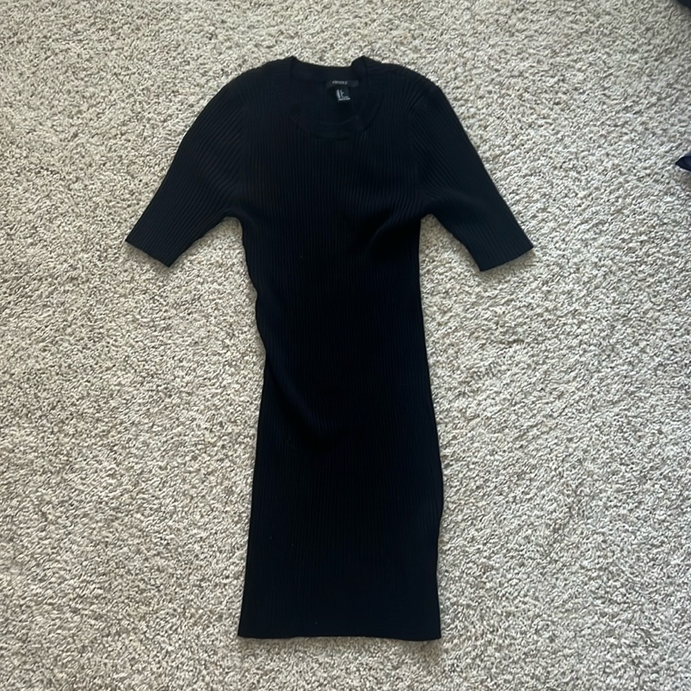 Forever 21 little black dress (sweater material)